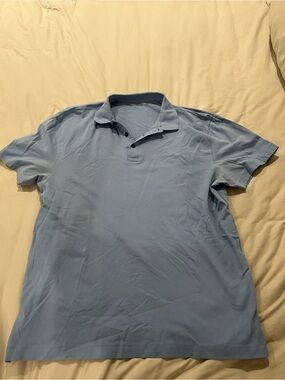 Abercrombie & Fitch Pale Blue Men's Polo